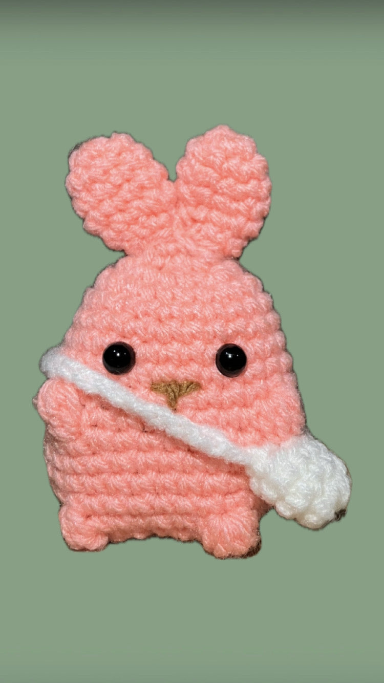 Bunny with crossbody bag